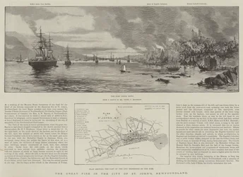 The Great Fire in the City of St John